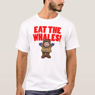 Eet de walvissen t-shirt