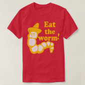 Eet de worm t-shirt (Design voorkant)