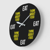 Eet, denk aan eten - Grappige nieuwigheid Grote Klok (Hoek)
