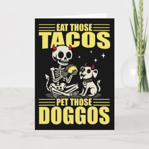 Eet Die Tacos Aai Die Hondjes Cinco De Mayo Hond Kaart