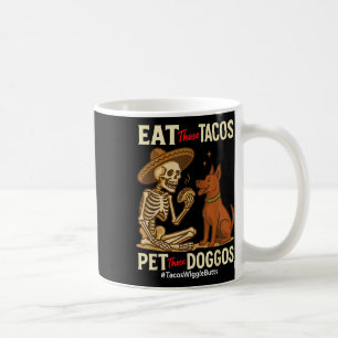 Eet die taco's Huisdier die honden Mexicanen Dog L Koffiemok