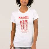 Eet Different - Eat Bacon T-shirt (Voorkant)