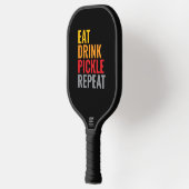 Eet Drink Augurk Herhaal – Grappig  Pickleball Paddle (Links)