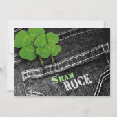 Eet, Drink & BE Irish St. Patrick's Day Kaart (Voorkant)