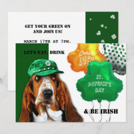 Eet, Drink & BE Irish St. Patrick's Day Party Kaart