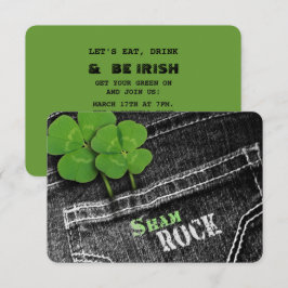 Eet, Drink & BE Irish St. Patrick's Day Party Kaart