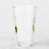 Eet Drink & Be Merry Hedgehog Picket Sign Glas (Links)