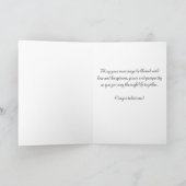 Eet, drink & ben de Gehuwde Kaart van het Huwelijk (Binnen)