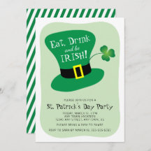 Eet, Drink en be Irish St. Patrick's Day Party
