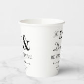 Eet Drink en ben 75 Retro 75e verjaardag Papieren Bekers (Links)