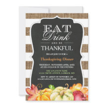 Eet Drink en ben dankbaar | Rustige Thanksgiving