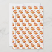 Eet, drink en ben dankbaar. Thankgiving diner Kaart (Achterkant)