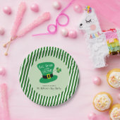 Eet, Drink en ben de Ierse St. Patrick's Day Party Papieren Bordje (Feest)