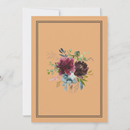 Eet Drink en ben de Thankful Virtuele Thanksgiving Kaart (Achterkant)