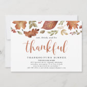 Eet, Drink, en ben de Thanksgiving van de Verlaten Kaart (Voorkant)