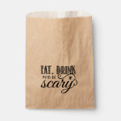 Eet, Drink en ben een enge halloween-partij Bedankzakje (Voorkant)