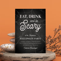 Eet, Drink en ben een enge halloween-partij