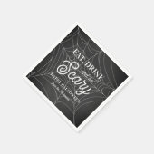 Eet, Drink en ben een enge halloween-partij Servet (Hoek)