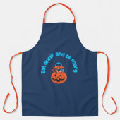 Eet, Drink en ben eng geschaard Schort (Voorkant)