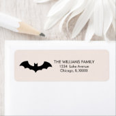 Eet Drink en ben eng Halloween Adresetiketten Etiket (Insitu)