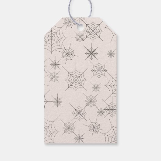 Eet Drink en ben eng Halloween Gift Labels Cadeaulabel (Achterkant)