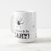 Eet, Drink en ben eng Halloween Koffiemok (Voorkant links)