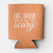 Eet, Drink en ben eng Halloween Party Favor Blikjeskoeler (Voorkant)