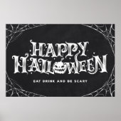 Eet, Drink en ben eng Halloween Poster (Voorkant)