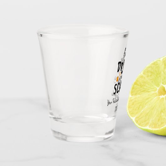 Eet, Drink en ben eng Halloween Shot Glas (Links)