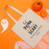 Eet, Drink en ben eng Halloween Tote Bag