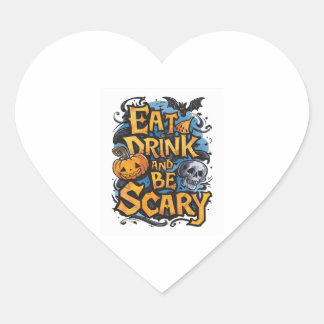 Eet, Drink en ben eng Hart Sticker