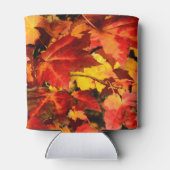 Eet, Drink en ben Merry Colorful Autumn Leaves Blikjeskoeler (Achterkant)