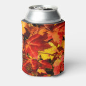 Eet, Drink en ben Merry Colorful Autumn Leaves Blikjeskoeler (Blikje Achterkant)