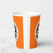 Eet, drink en bespaar de aanwezigheid van Hallowee Papieren Bekers (Rechts)