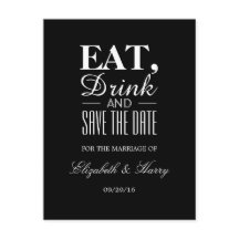 Eet, Drink en bewaar de bruiloft van de Datum