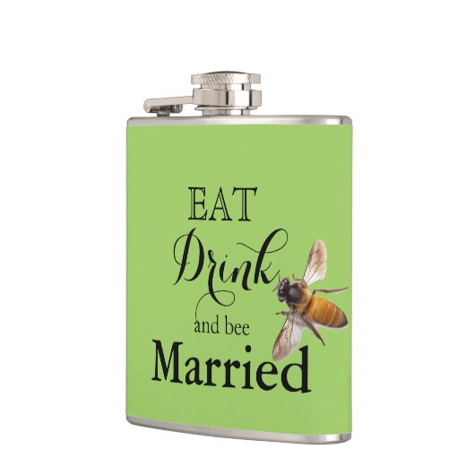 Eet-Drink en bijenhuwelijk Heupfles (Links)