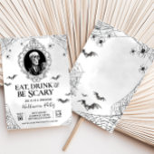 Eet, drink en een griezelige gotische schedel Hall Kaart