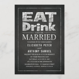 Eet Drink en ga trouwen Kaart