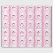 Eet Drink en ga trouwen | Roze bruiloft Cadeaupapier (Vlak)