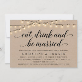 Eet, Drink en gehuwd, bruiloft, Kraft Kaart