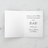 Eet, Drink en geniet van Vaderdag Kaart (Binnen)