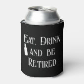 Eet, Drink en Gepensioneerd Blikjeskoeler (Blikje Voorkant)