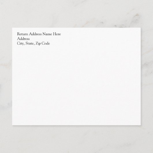 Eet, Drink en Getrouwd Aangepaste Trouwdag Uitnodiging Briefkaart (Achterkant)