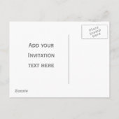 Eet, Drink en getrouwd design Uitnodiging Briefkaart (Achterkant)