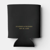 Eet, Drink en getrouwd worden Stijlvolle gouden br Blikjeskoeler (Achterkant)