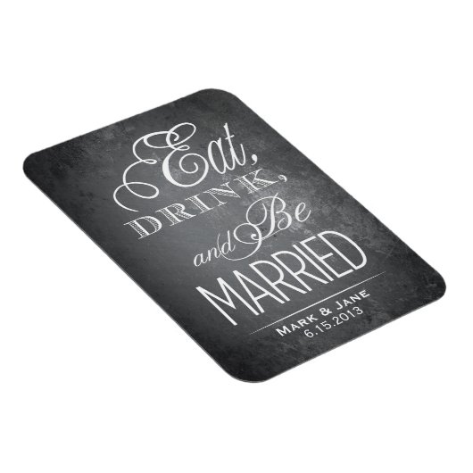 Eet, drink en getrouwd zijn magneet (Rechterzijde)