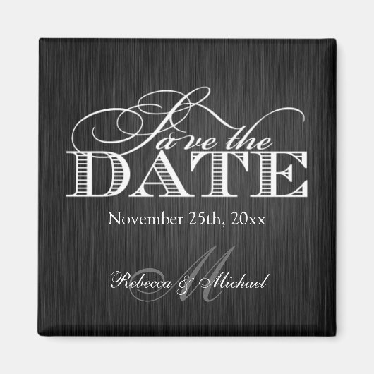 Eet Drink en getrouwd zijn - Save the Date Magneet (Voorkant)