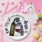 Eet Drink en heb een Grafiektijd Papieren Bordje (Feest)