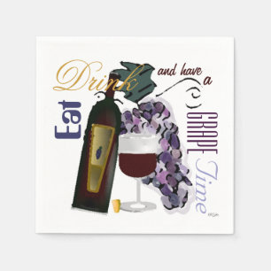 Eet Drink en heb een Grafiektijd Servet