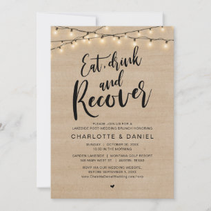 Eet, Drink en herstel, de ochtend na de brunch Kaart